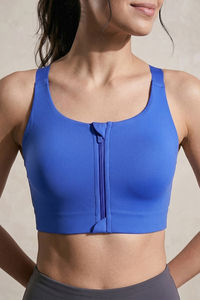 Zelocity High Impact Quick Dry Sports Bra - Victoria Blue — thumbnail 4